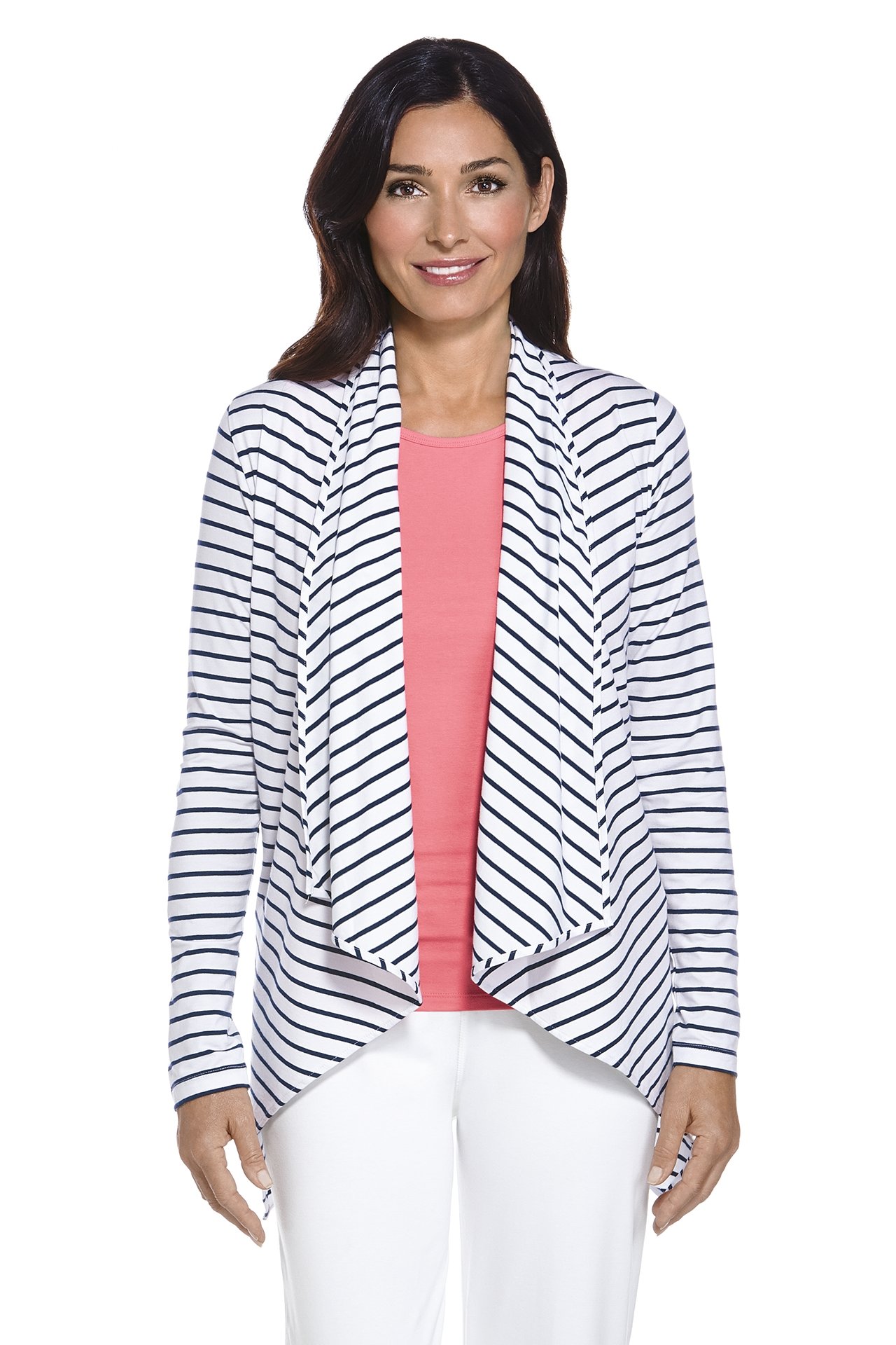 Coolibar - UV Sonnenweste für Damen - Marietas - Navy/Weiß