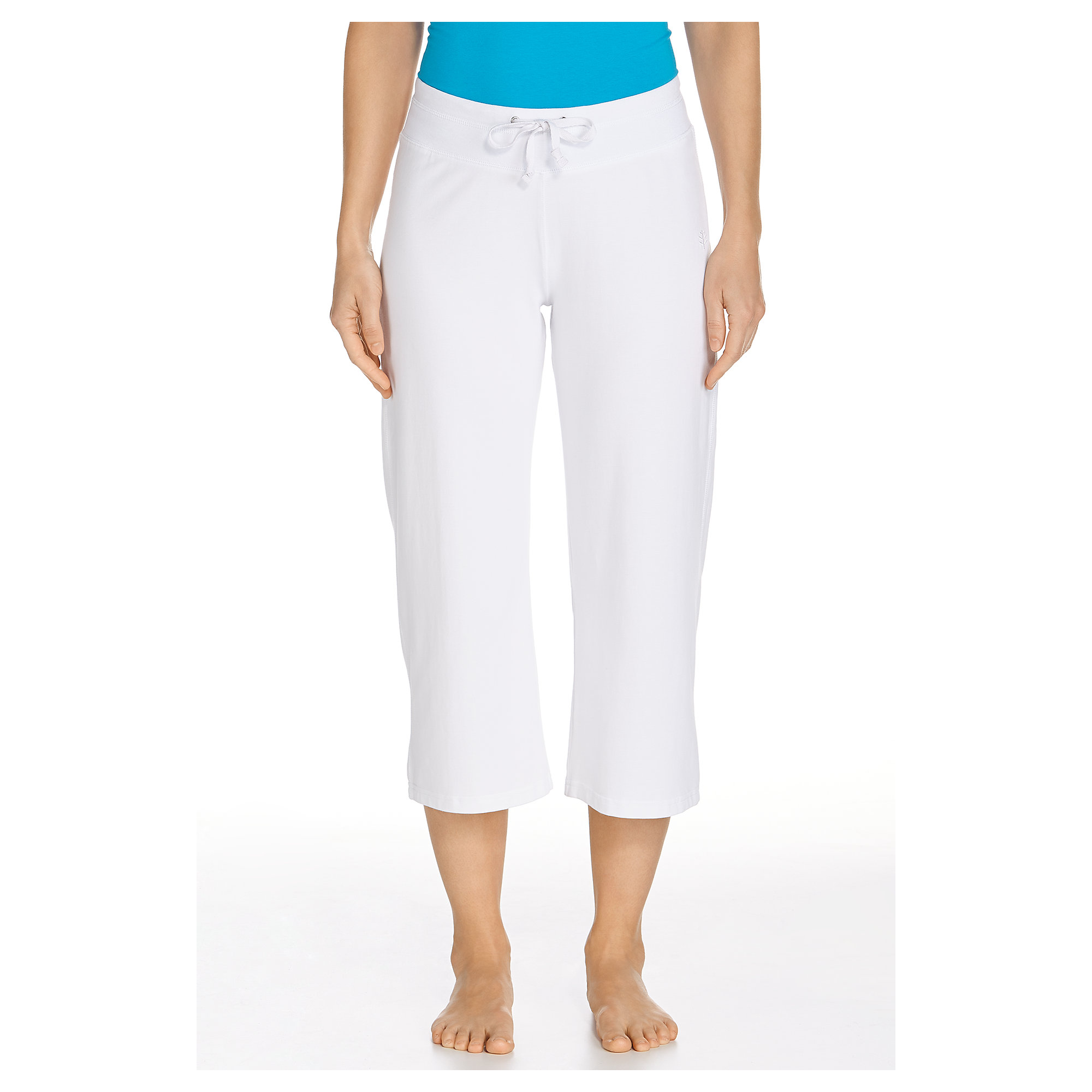 Coolibar - UV-Schutz Caprihose - weiss