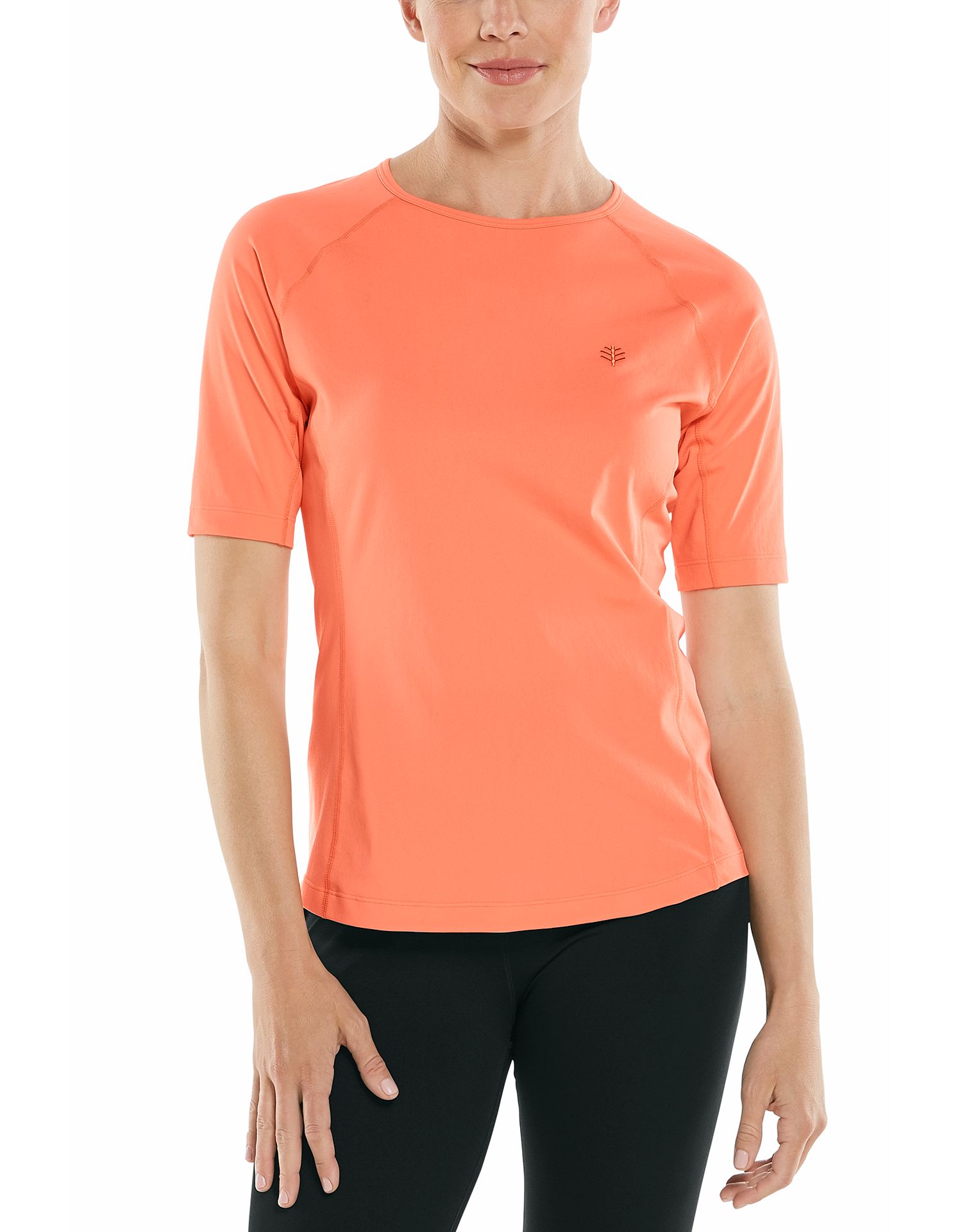 Coolibar - UV-Badeshirt für Damen - Hightide - Soft Coral