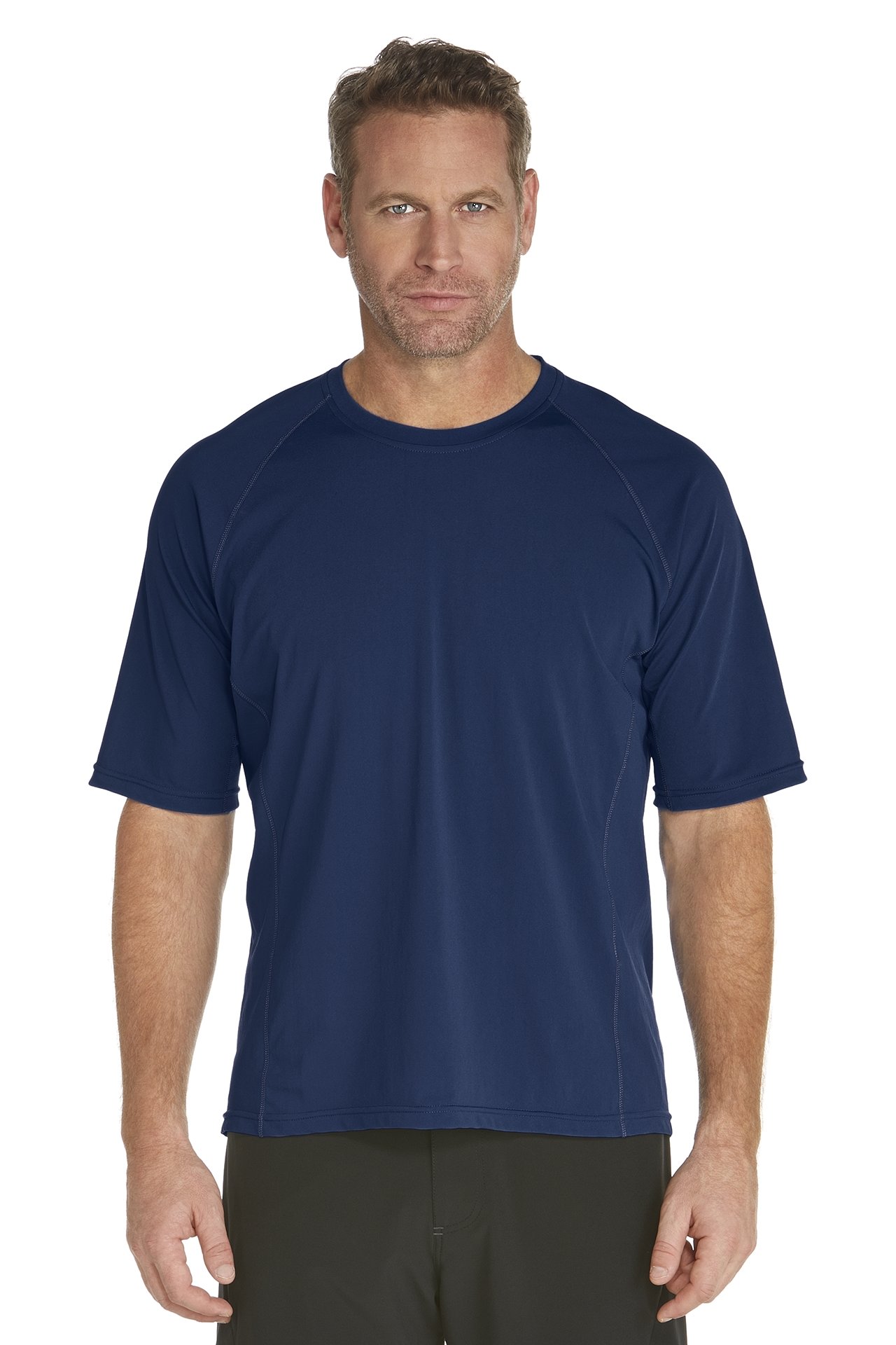 Coolibar - UV Schutz T-Shirt Herren - dunkelblau