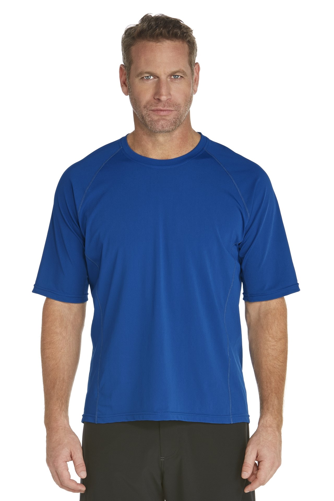 Coolibar - UV Schutz T-Shirt Herren - blau