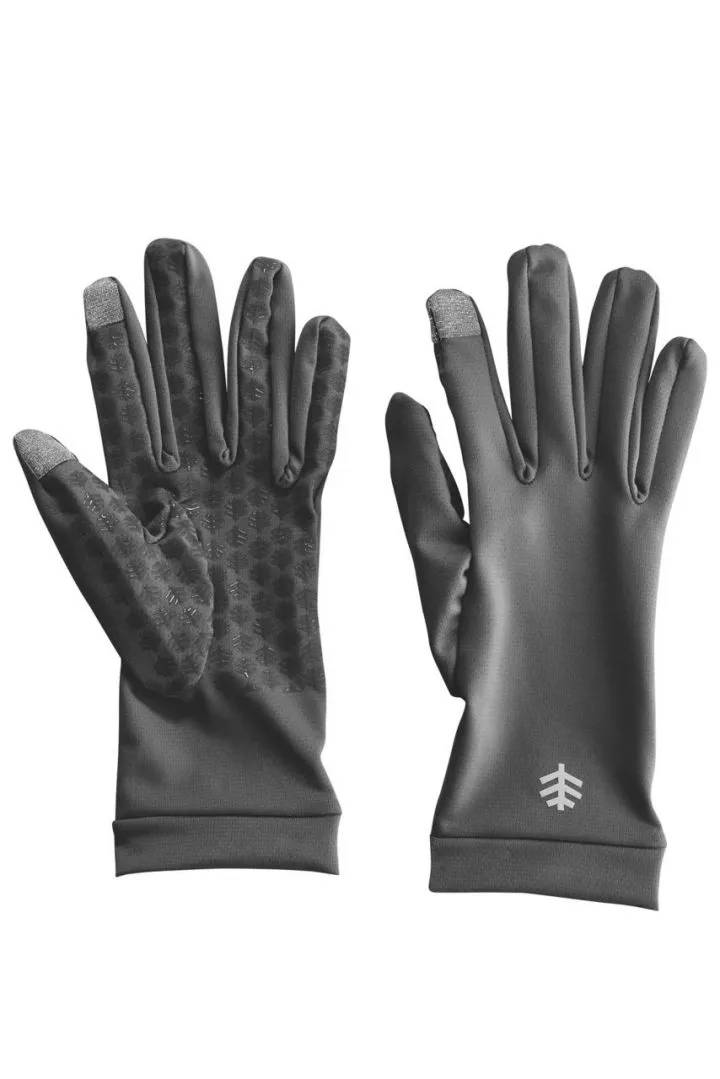 Coolibar - UV-Handschuhe für Erwachsene - Gannett - Dunkelgrau