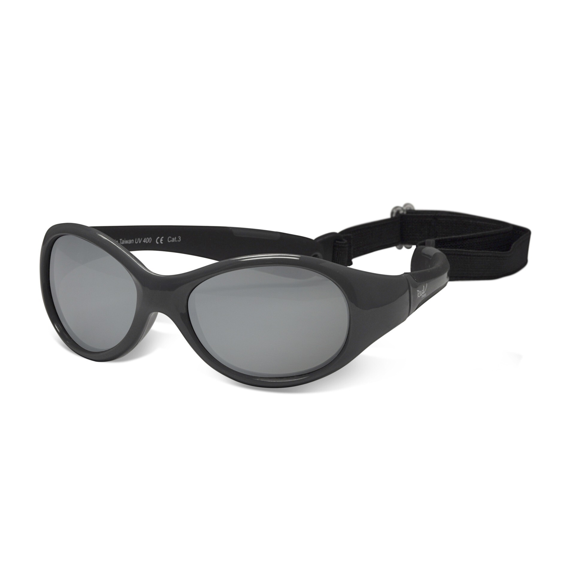 Real Shades - UV-Sonnenbrille für Babys - Explorer - Grau/Schwarz