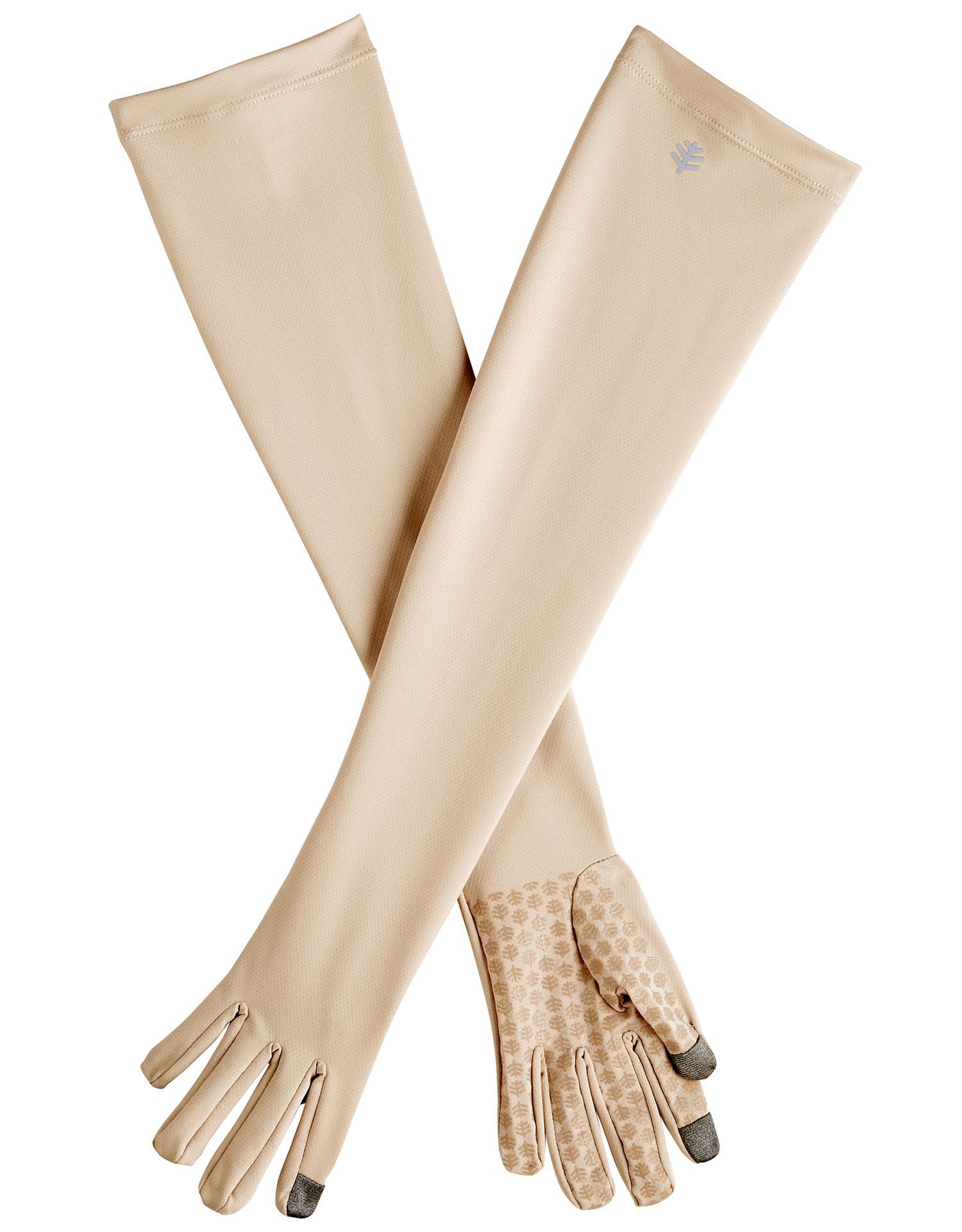 Coolibar - Lange UV-Handschuhe für Erwachsene - Culebra - Beige