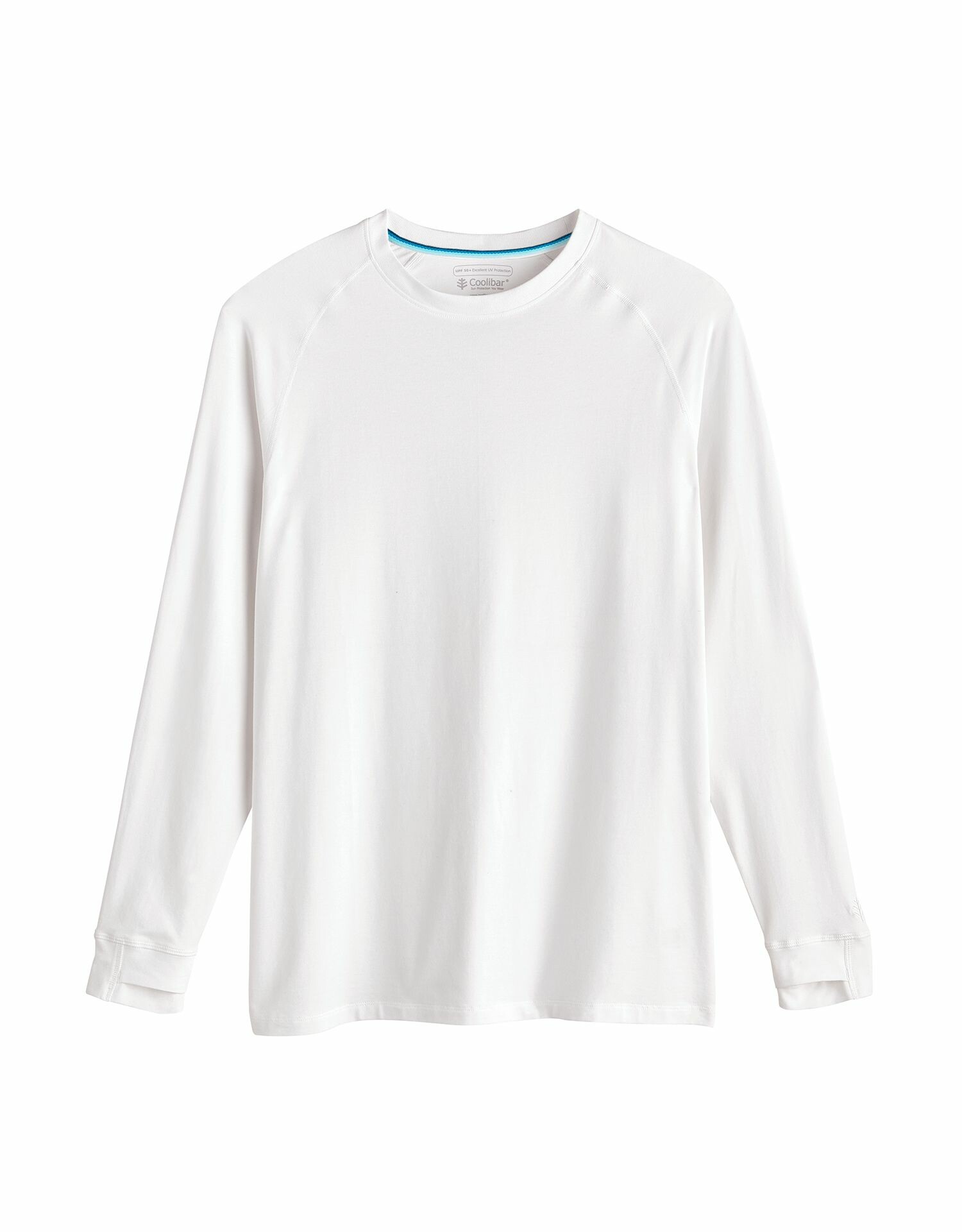 Coolibar - UV Shirt für Herren - Langärmlig - LumaLeo - Weiß
