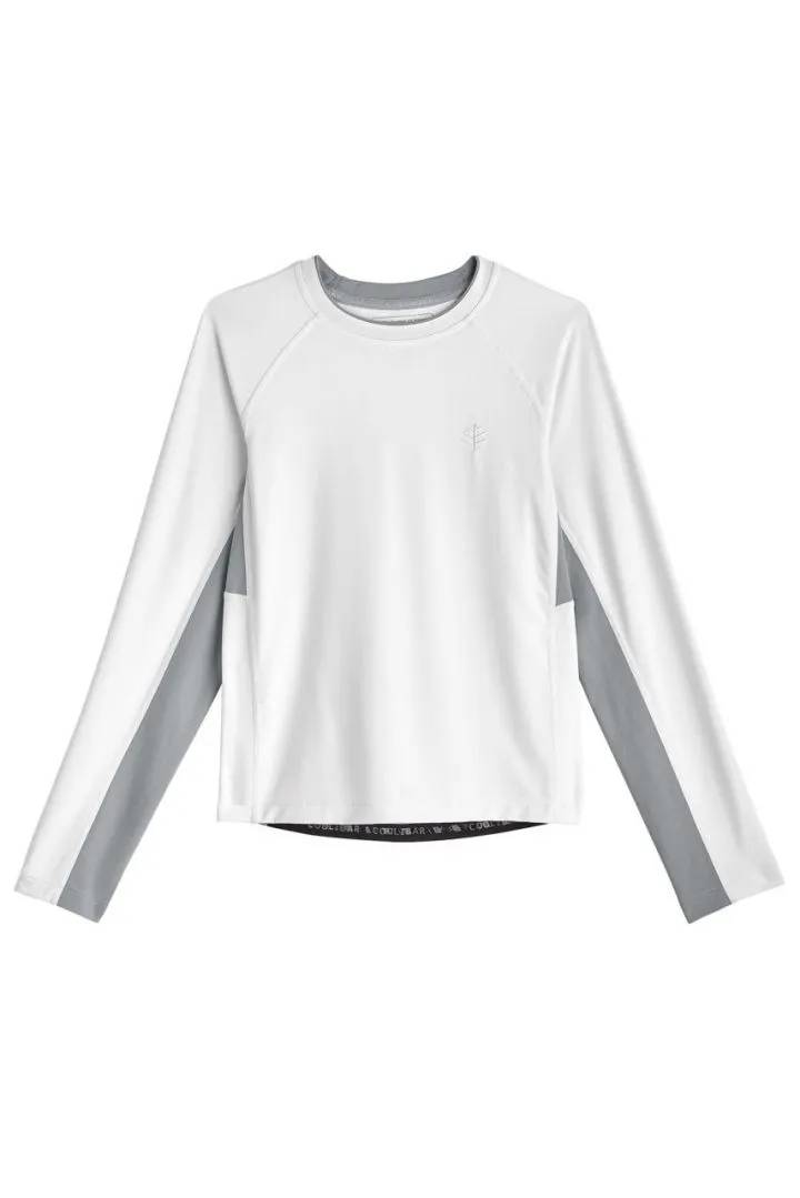 Coolibar - UV Rashguard für Jungen - Ultimate - Line Texture - Weiß
