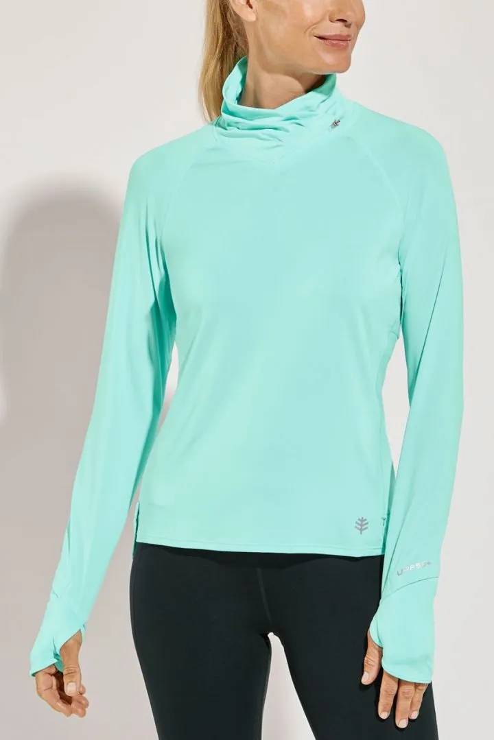 Coolibar - UV Pullover für Damen - Relay - Einfarbig - Gletscher