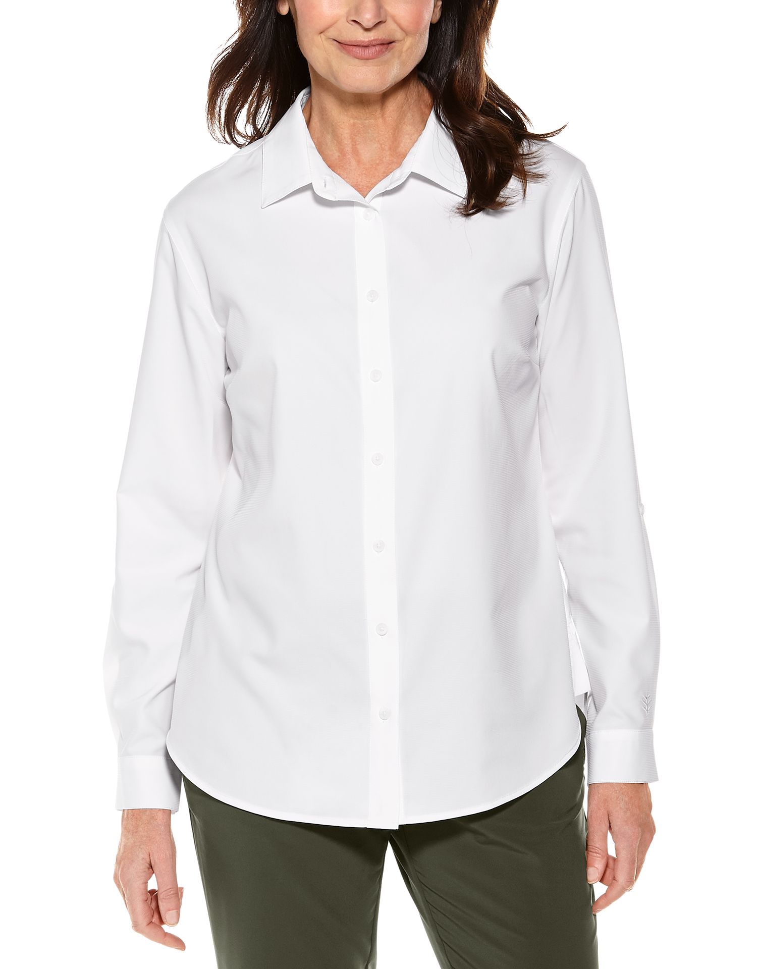 Coolibar - UV-Schutz Bluse für Damen - Hepburn - Weiß