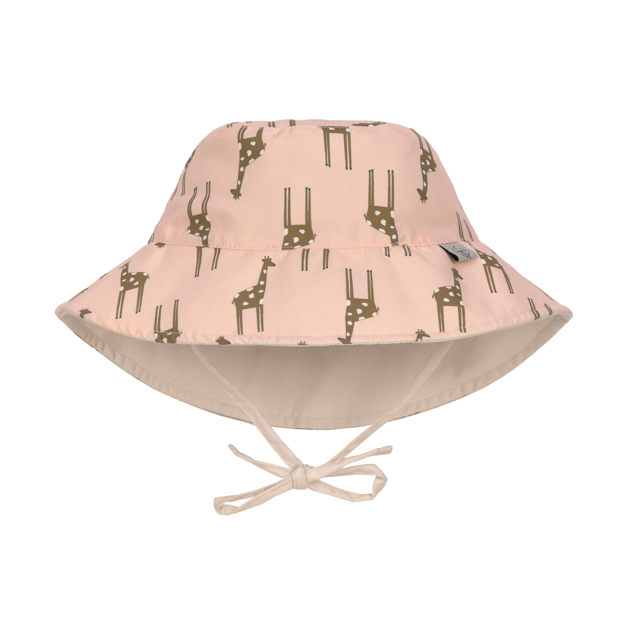 Lässig - UV-Sonnenschutz Eimer Hut für Kinder - Giraffe - Rose