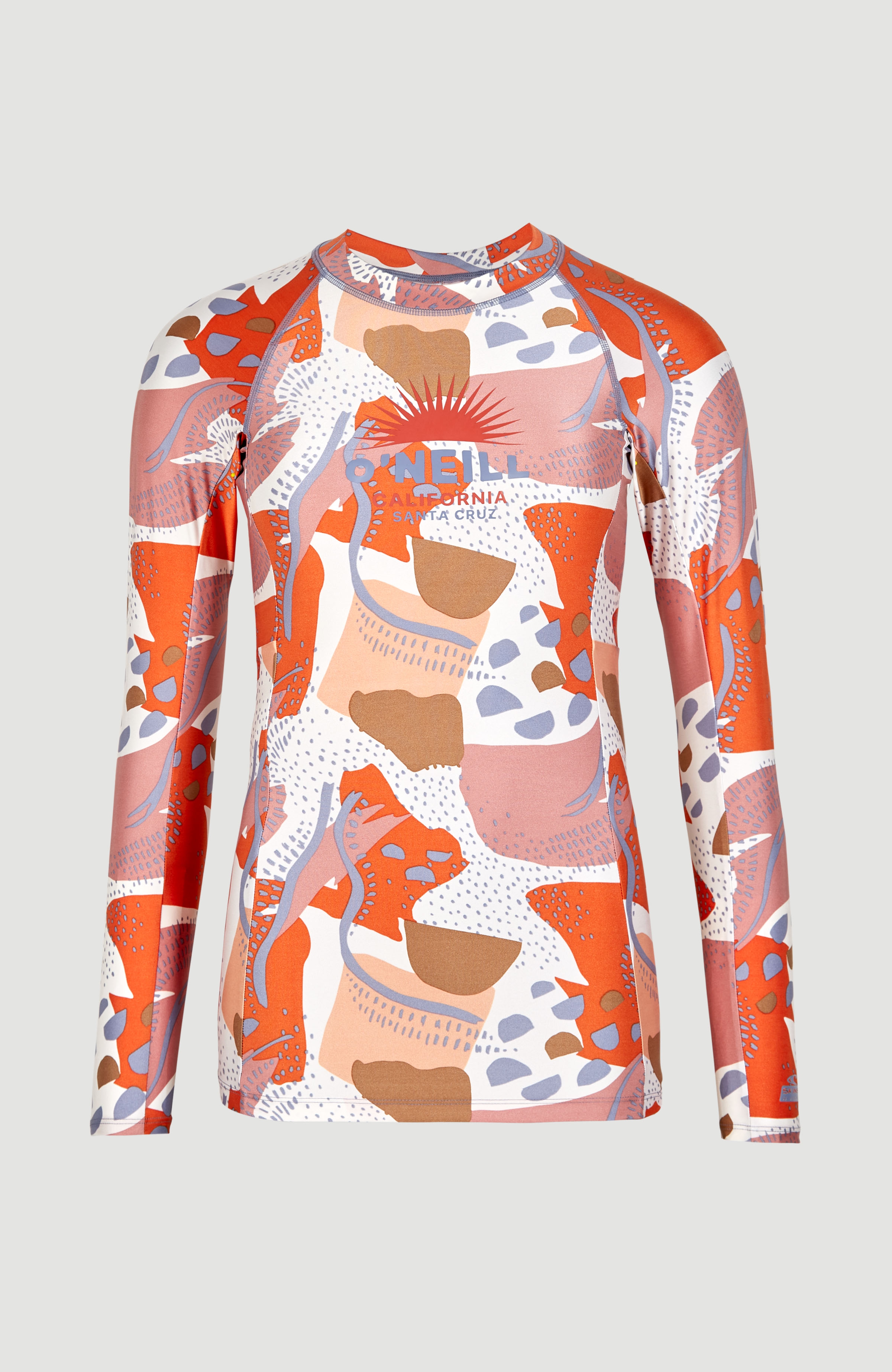 O'Neill - UV-Badeshirt mit langen Ärmeln für Frauen - Desert - UPF50+ - Patchwork print