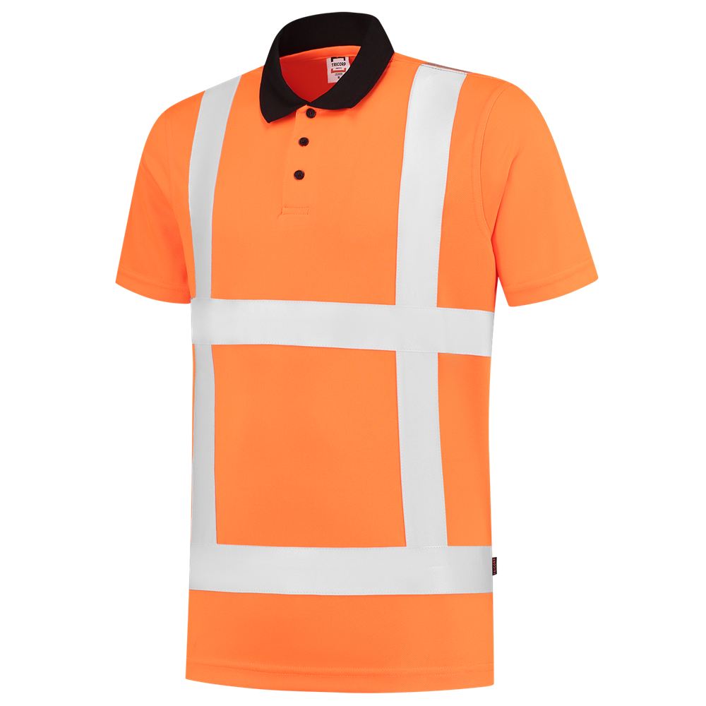 Tricorp - Poloshirt RWS Longsleeve für Erwachsene - Birdseye - Orange