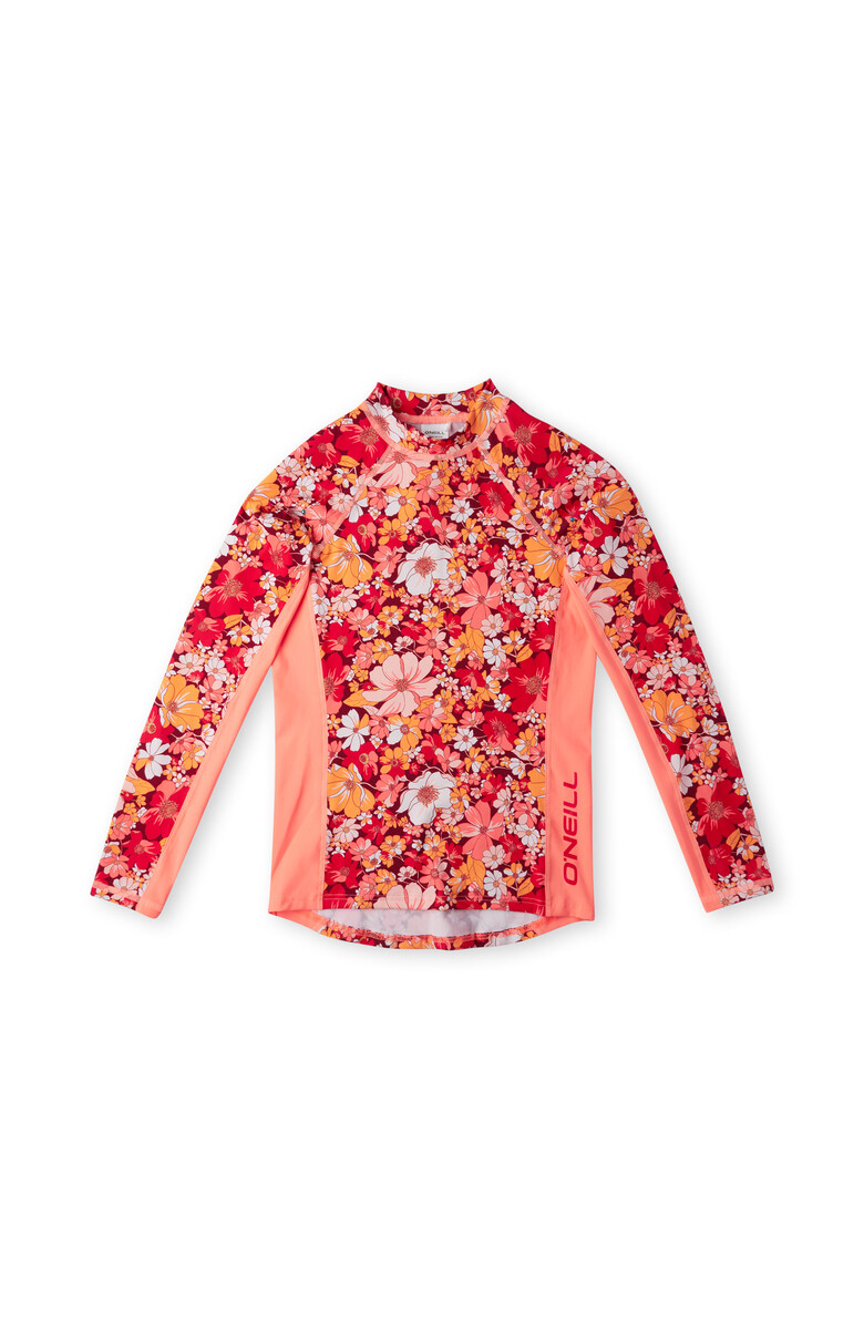 O'Neill - UV-Badeshirt für Mädchen - O'Neill Longsleeve Skin - Rot