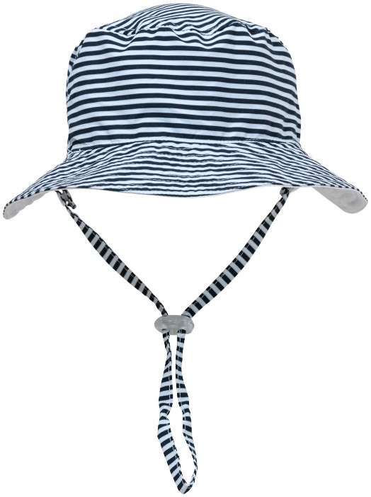 Snapper Rock - UV-Bucket Hut für Kinder - Umkehrbar - Weiß/Navy