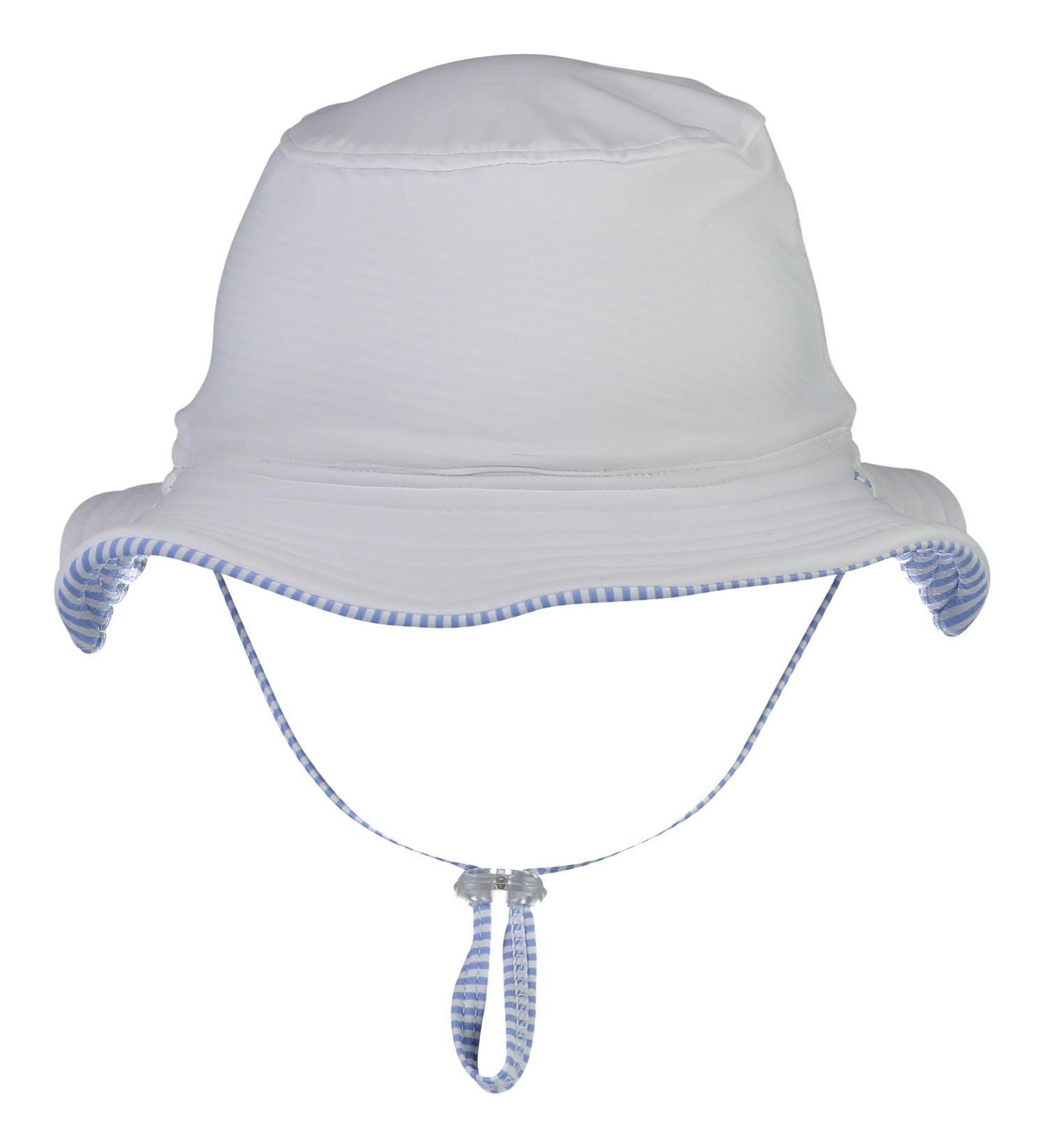 Snapper Rock - UV-Bucket Hut für Kinder - Umkehrbar - Weiß/Blau - Blau