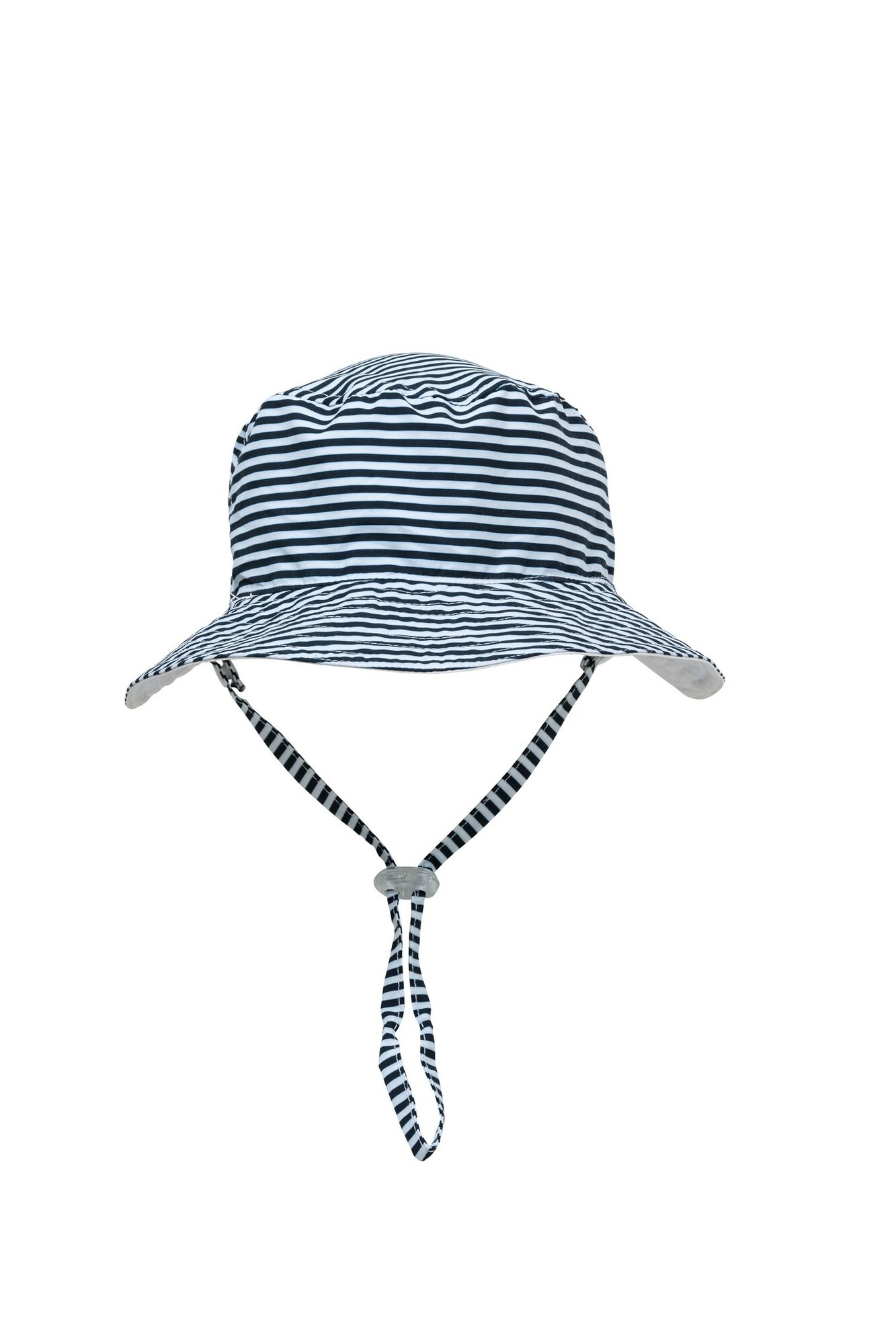 Snapper Rock - UV Bucket Hut für Kinder - Gestreift - Navy/Weiß