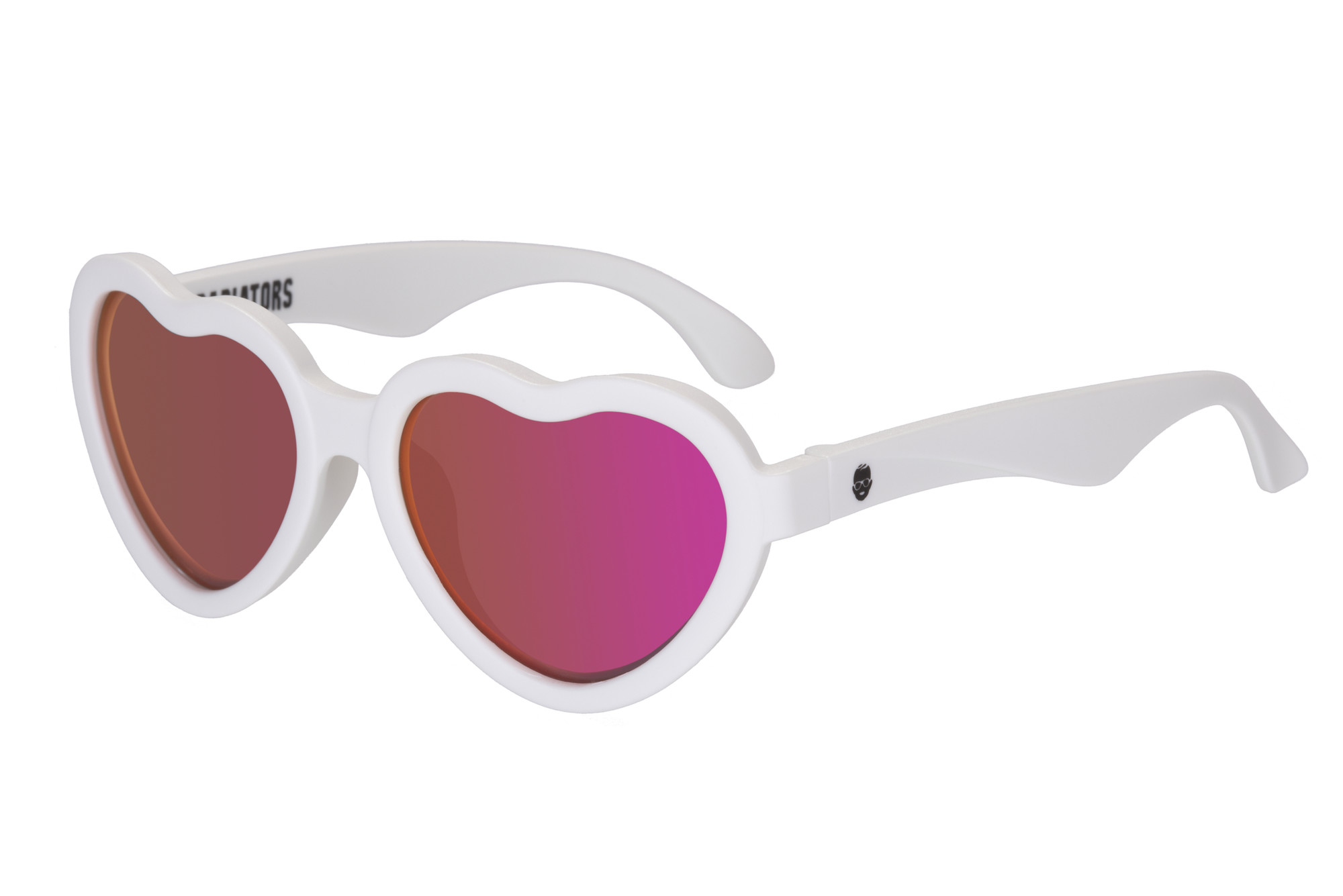Babiators - Polarisierte UV-Sonnenbrille für Kinder - The Sweetheart - Weiß