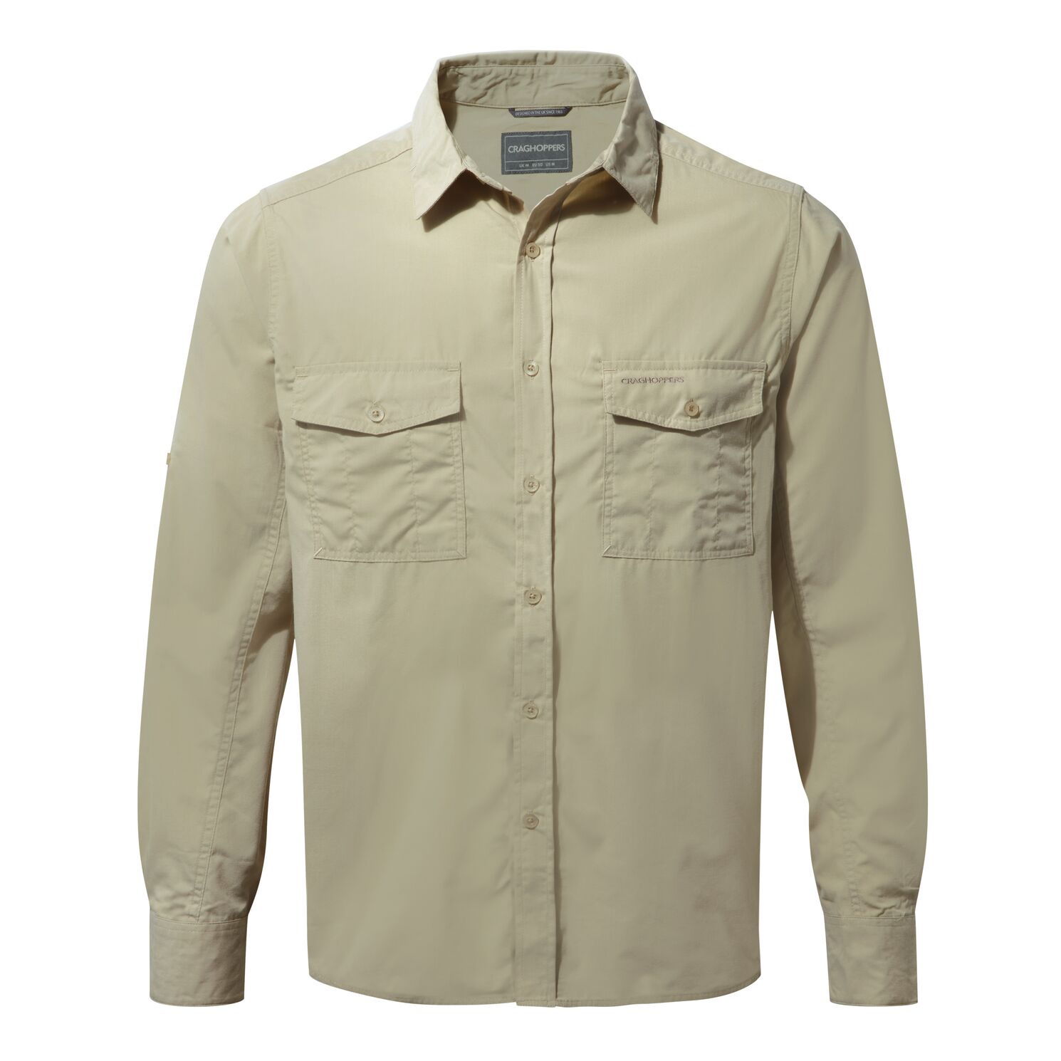 Craghoppers - UV Hemd für Herren - Langarmshirt - Kiwi - Beige
