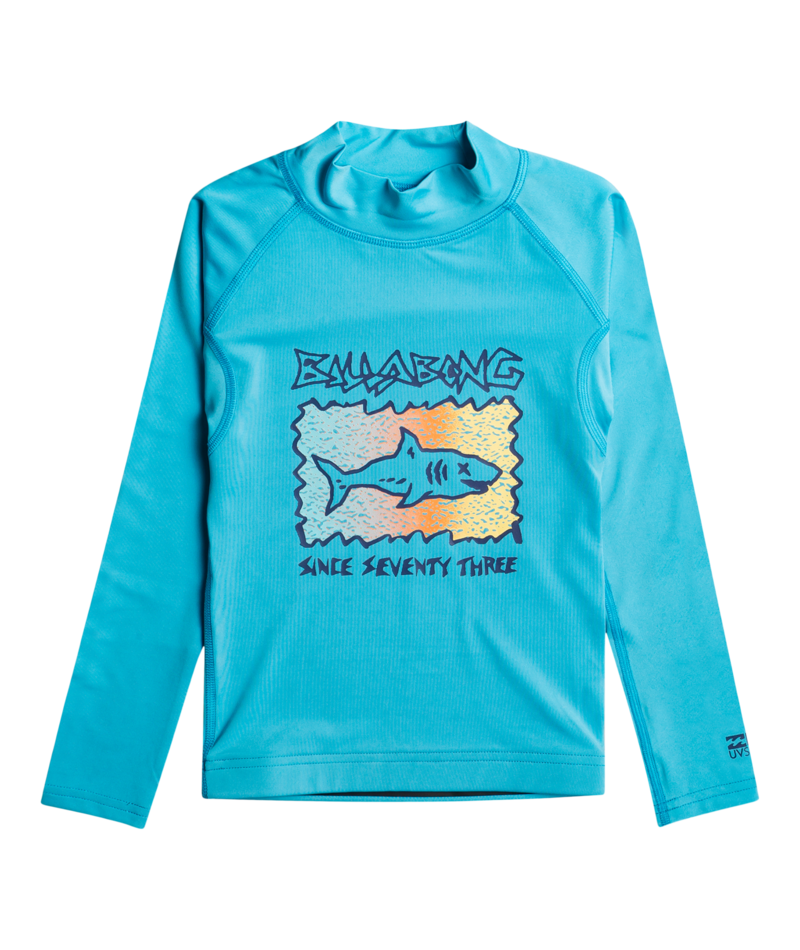 Billabong - UV Lycra mit langen Ärmeln für Jungen - Sharky - UPF50+ - Blau