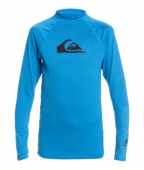 Quiksilver - UV-Surf T-shirt für Jungen - All Time Langarm - UPF50 - Snorkel Blue - Blau