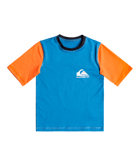 Quiksilver - UV-Badeshirt für Jungen - Kurzärmlig - Heats omni - Blau