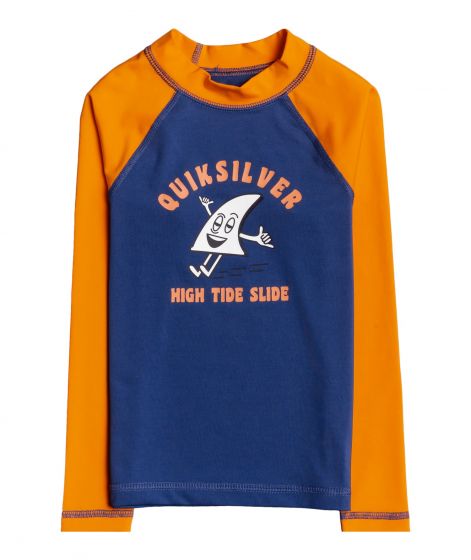 Quiksilver - UV-Badeshirt für Jungen - Langärmlig - Bubble Trouble - Orange