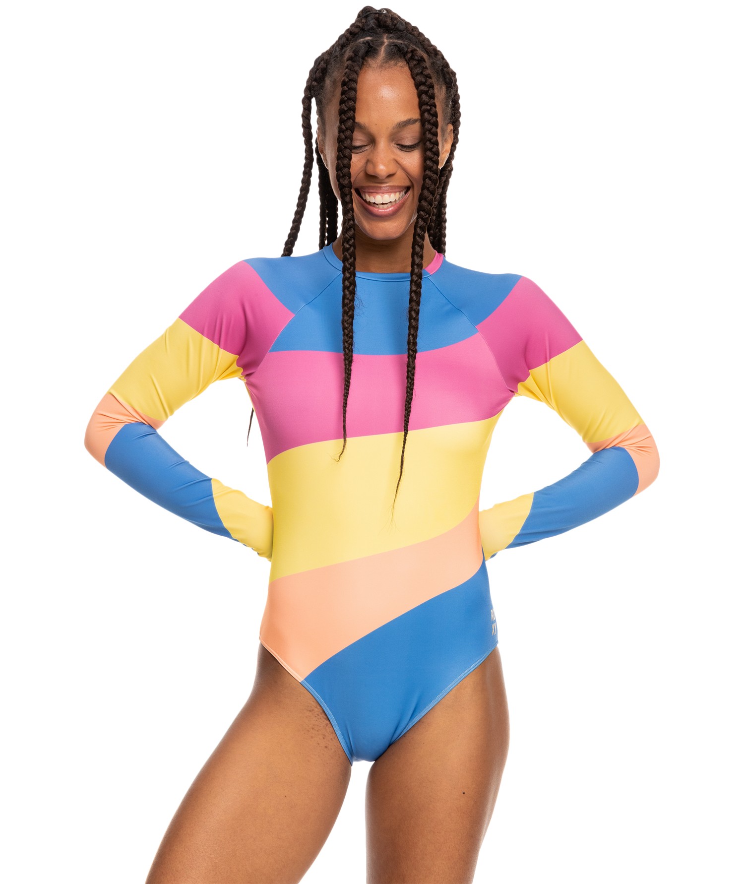 Roxy - UV Badeanzug für Damen - Pop Surf mit offenem Rücken - Langarm - Regatta