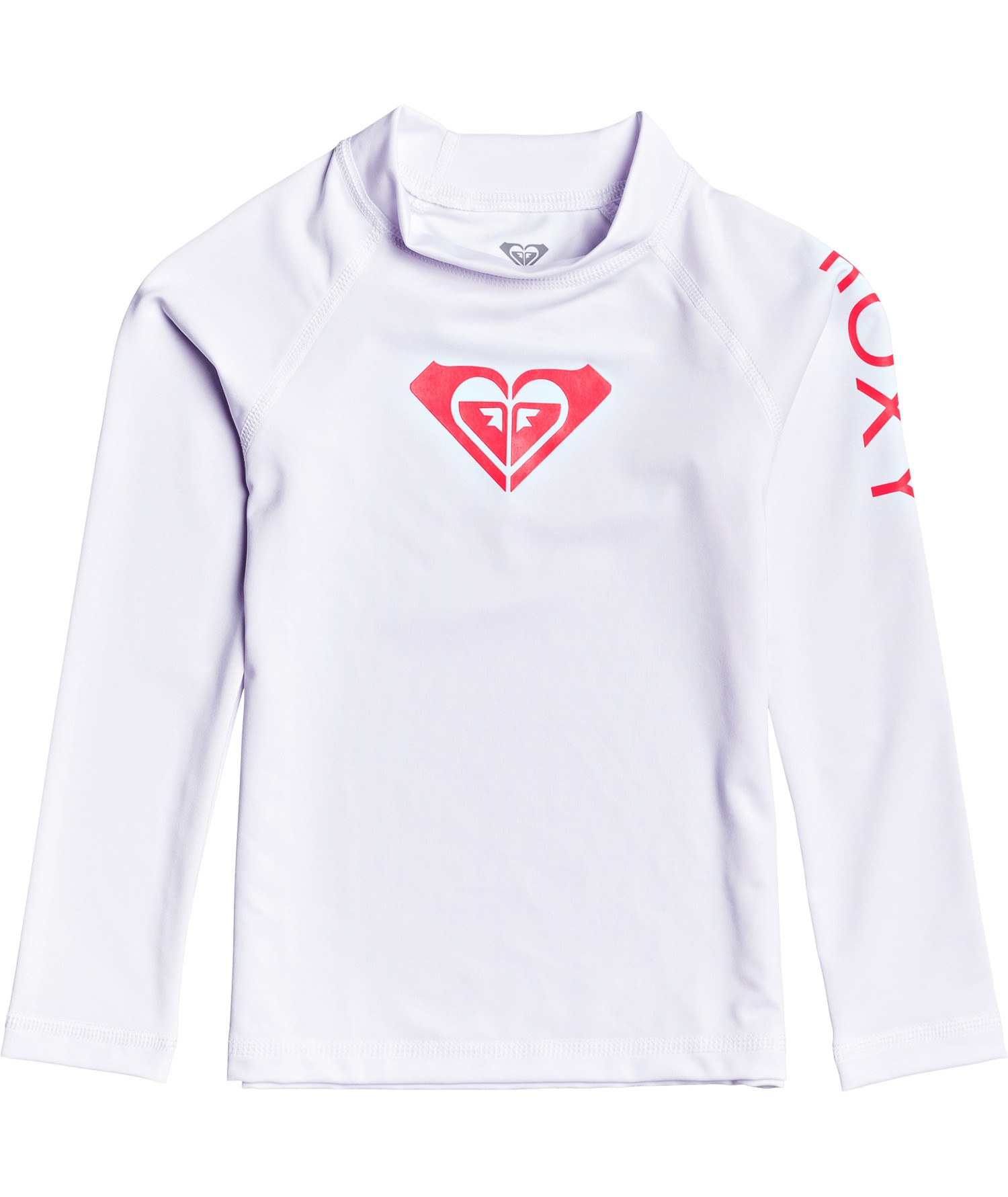 Roxy - UV-Badeshirt für junge Mädchen - Langarmshirt - Whole Hearted - Hellweiß