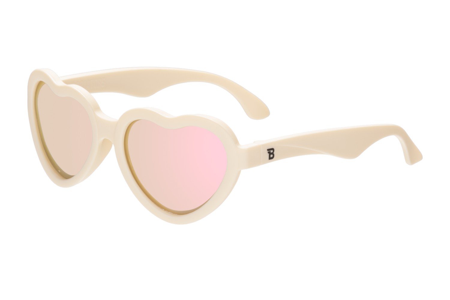 Babiators - UV-Sonnenbrille für Kinder - Heart - Polarized - Sweet Cream