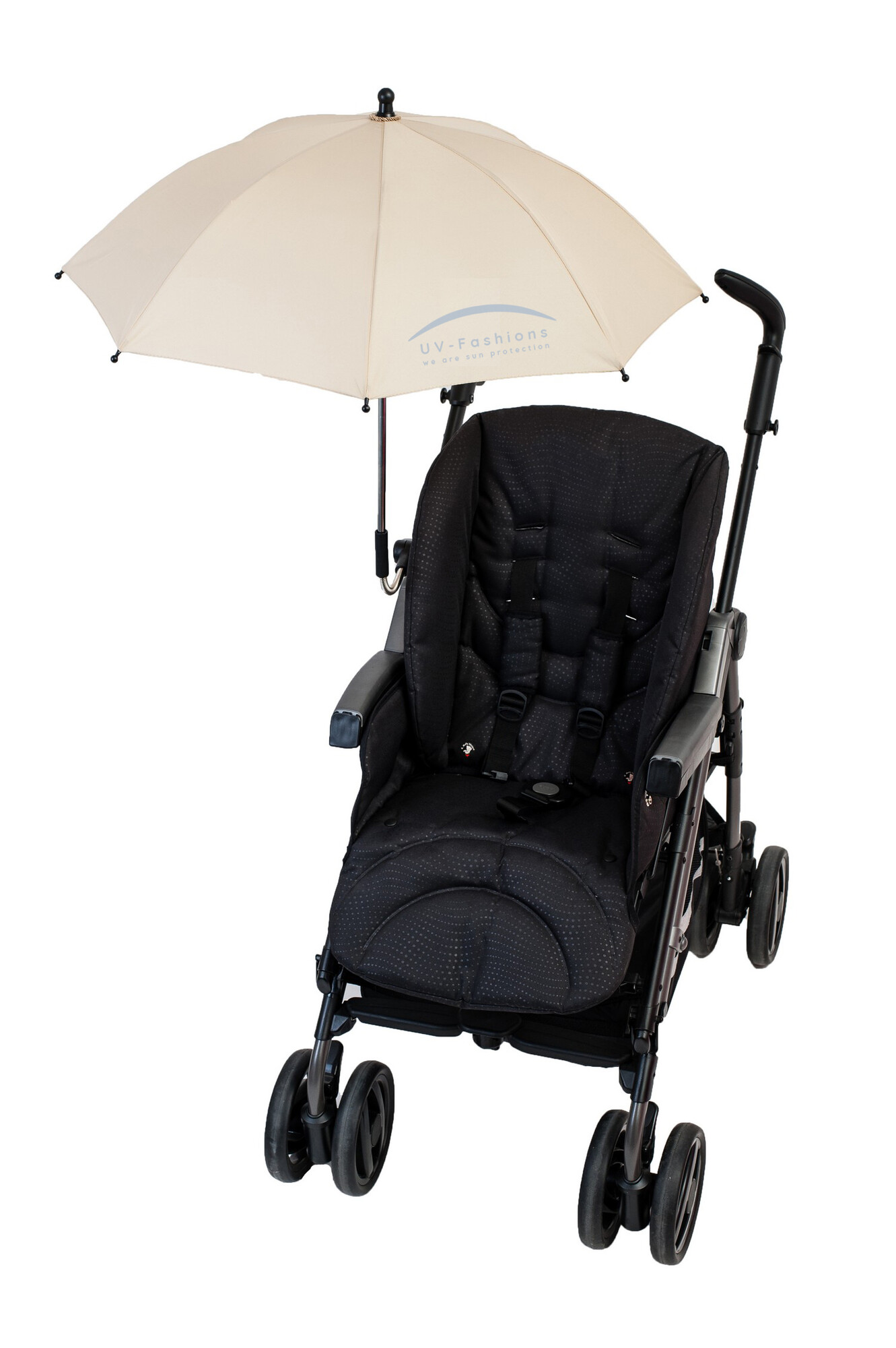 UV-Fashions - Universeller UV-Schirm für Kinderwagen - Beige