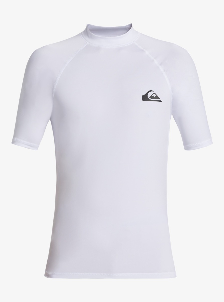 Quiksilver - UV-Surf-T-Shirt für Herren - Everyday - Kurzarm - UPF50+ - Weiss