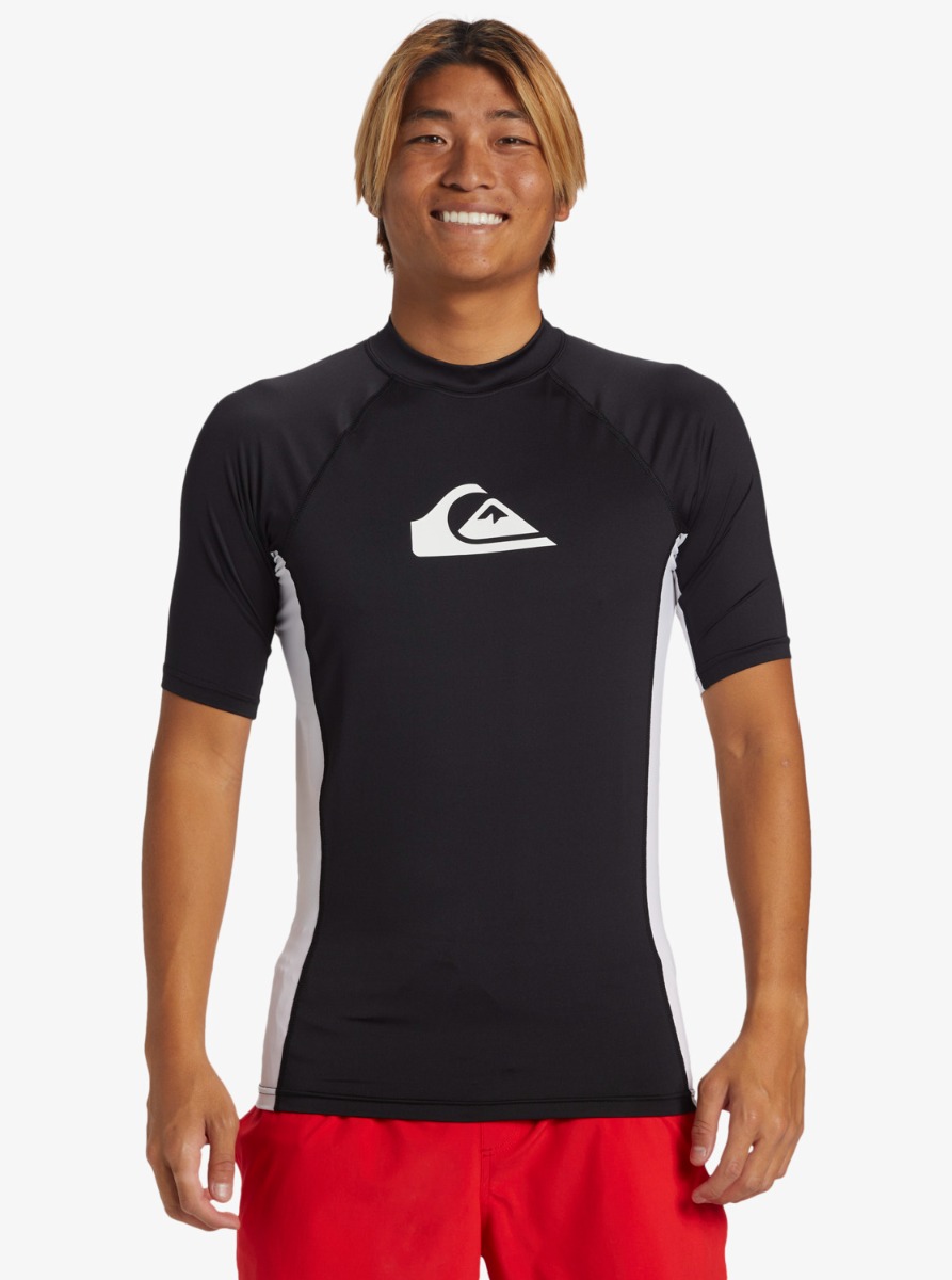 Quiksilver - UV-Surf-T-Shirt für Herren - Everyday - Kurzarm - UPF50+ - Schwarz