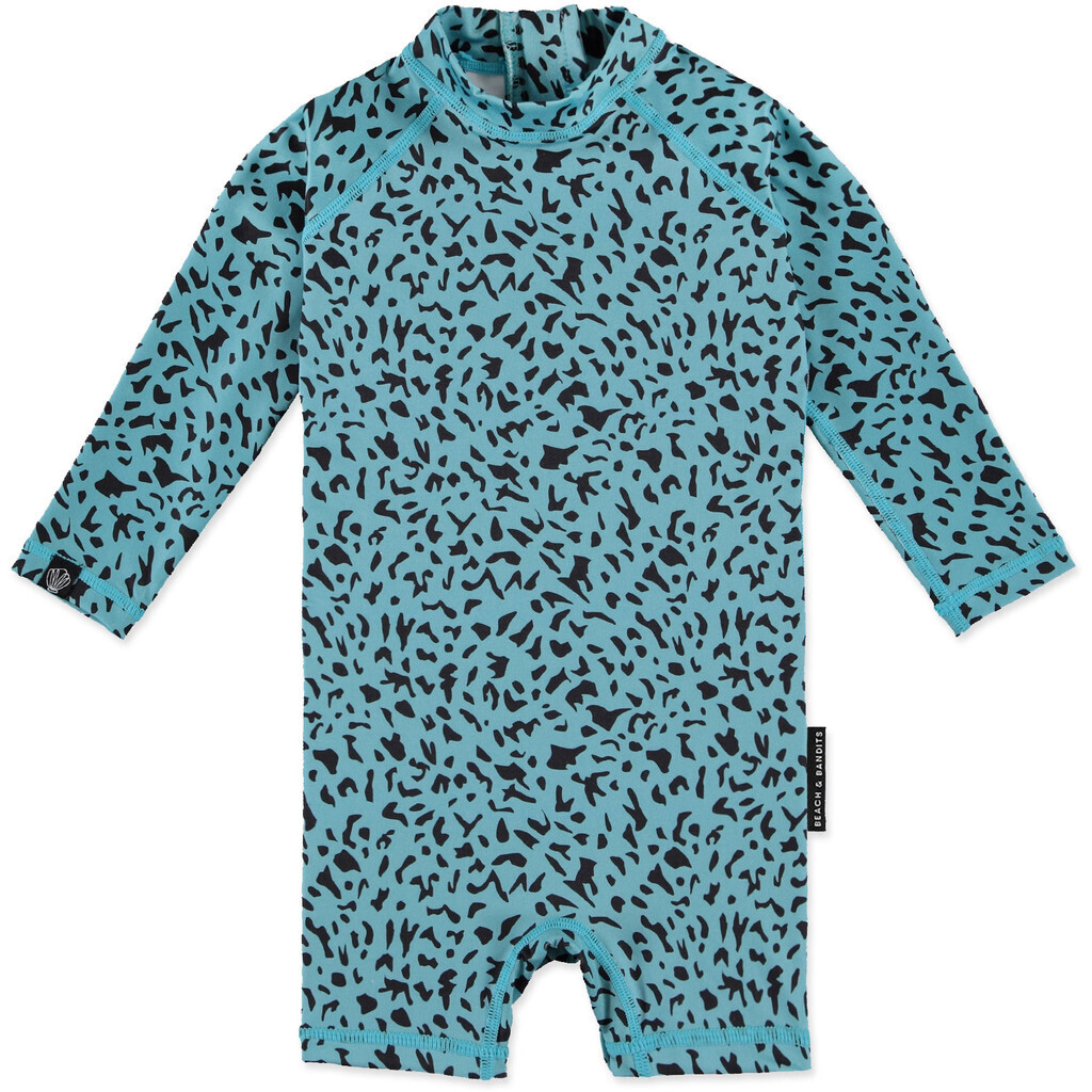 Beach & Bandits - UV-Badeanzug für Babys - Langarm - UPF50+ - Blue Lagune - Blau