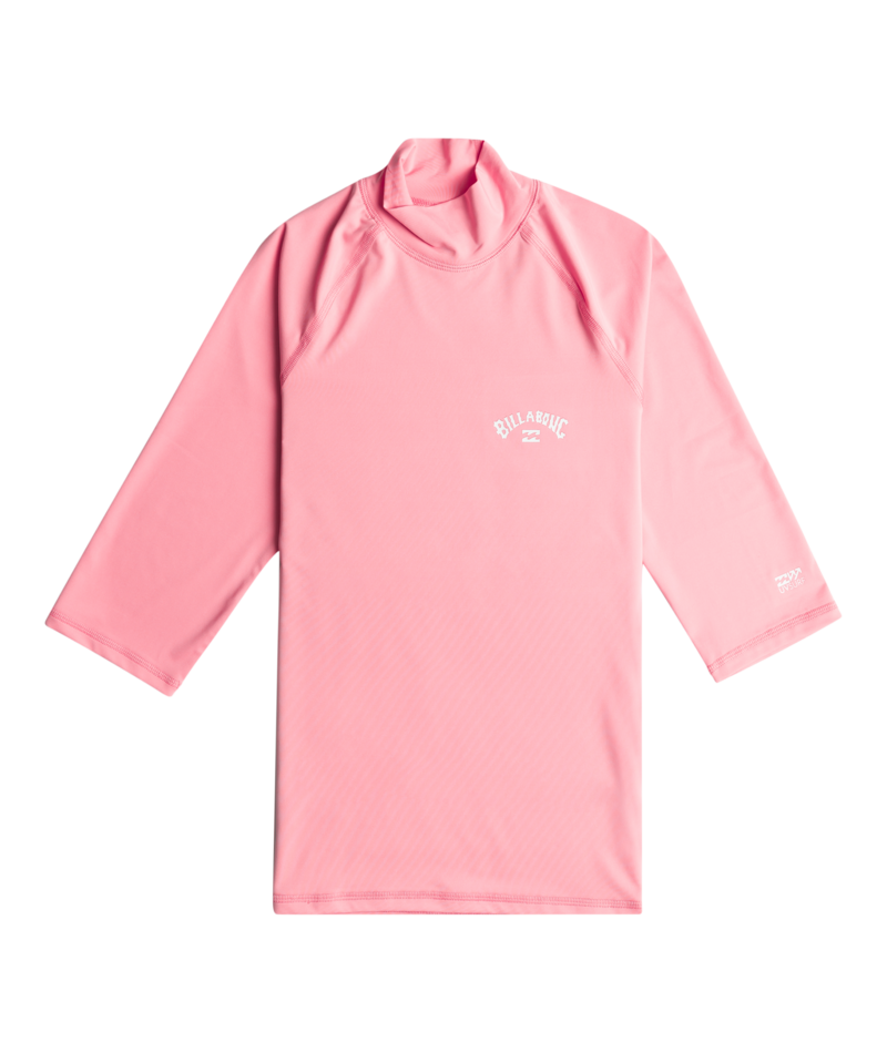 Billabong - UV-Rashguard für Frauen - Tropic Surf - Kurzarm - UPF50+ - Flame Rosa