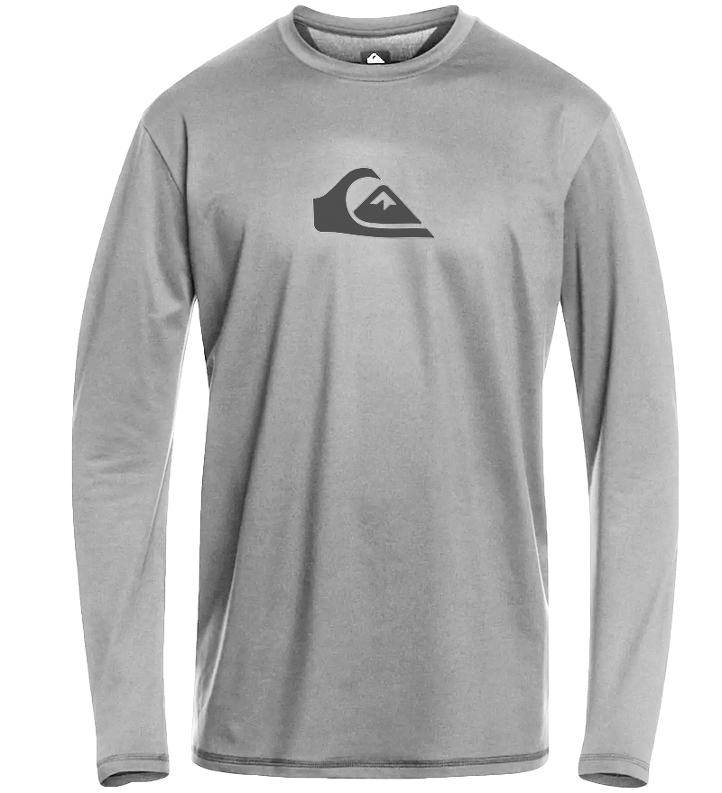 Quiksilver - UV-Surf T-shirt für Jungen - Solid Strike Langarm - UPF50 - Gray Violet - Grau