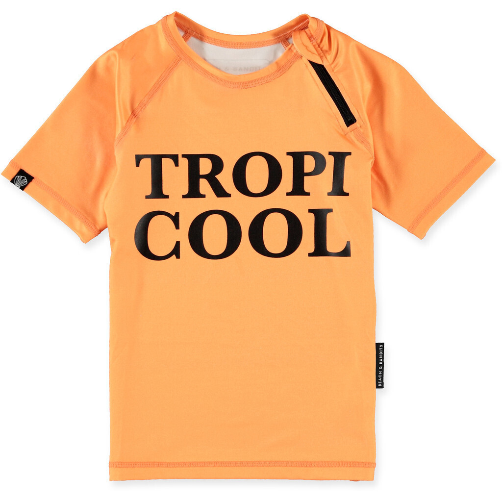 Beach & Bandits - UV-Schwimmshirt für Kinder - UPF50+ - Kurzarm - Tropicool - Papaya