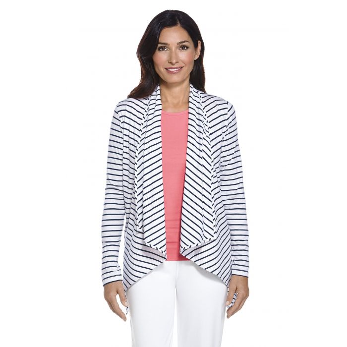 Coolibar - UV Sonnenweste für Damen - Marietas - Navy/Weiß