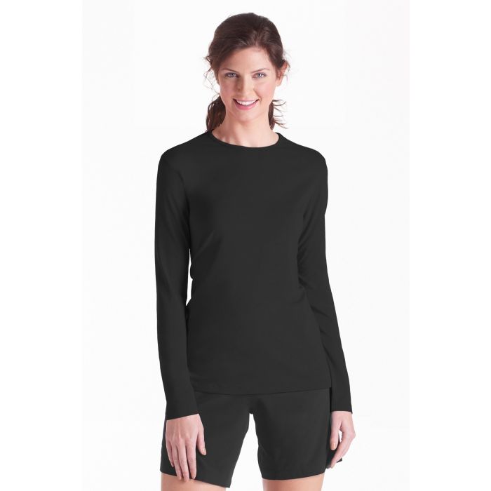 Coolibar - UV Shirt for women - Longsleeve - Morada - Black