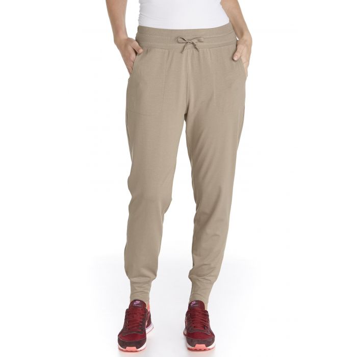 Coolibar - UV-hose Damen - taupe