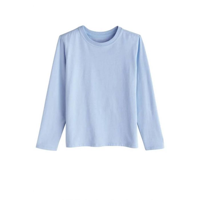 Coolibar - UV Shirt für Kinder - Langarm - Coco Plum Everyday - Einfarbig - Vintage Blau