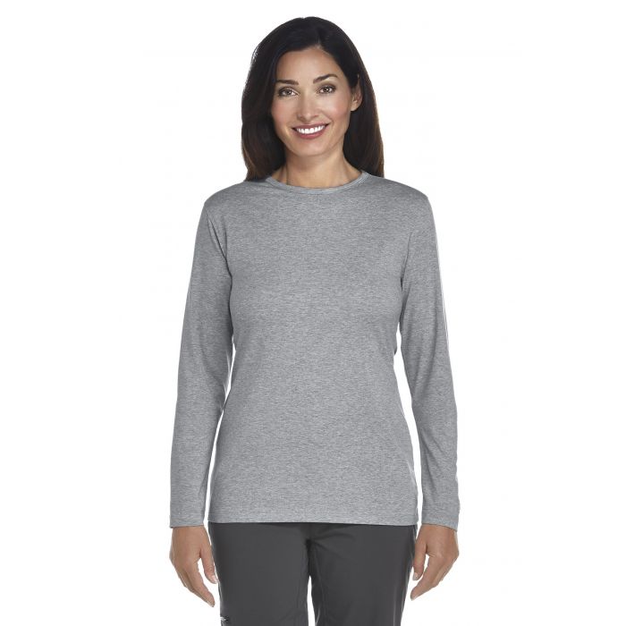 Coolibar - Langarm UV-Shirt Damen - grau