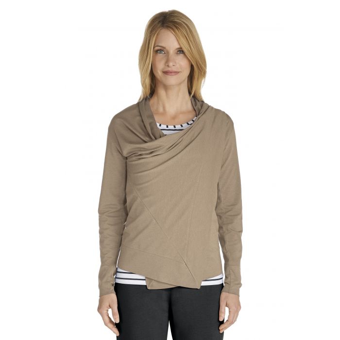 Coolibar - UV Damenjacke - taupe