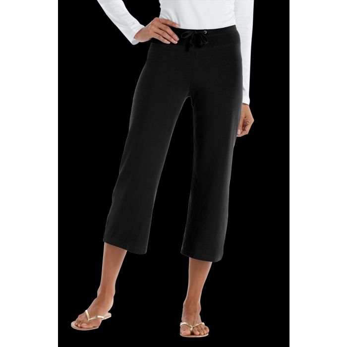 Coolibar - UV-Schutz Caprihose - schwarz