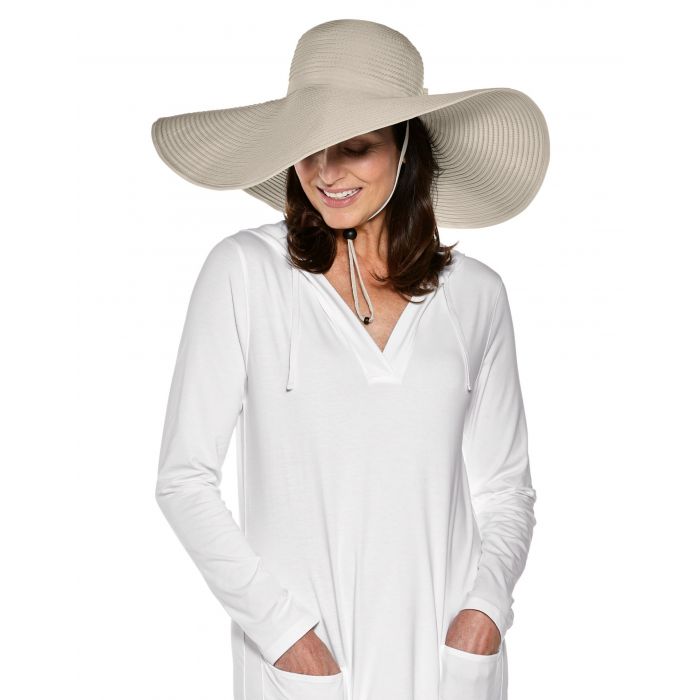 Coolibar - XL UV Schlapphut für Damen - Tan