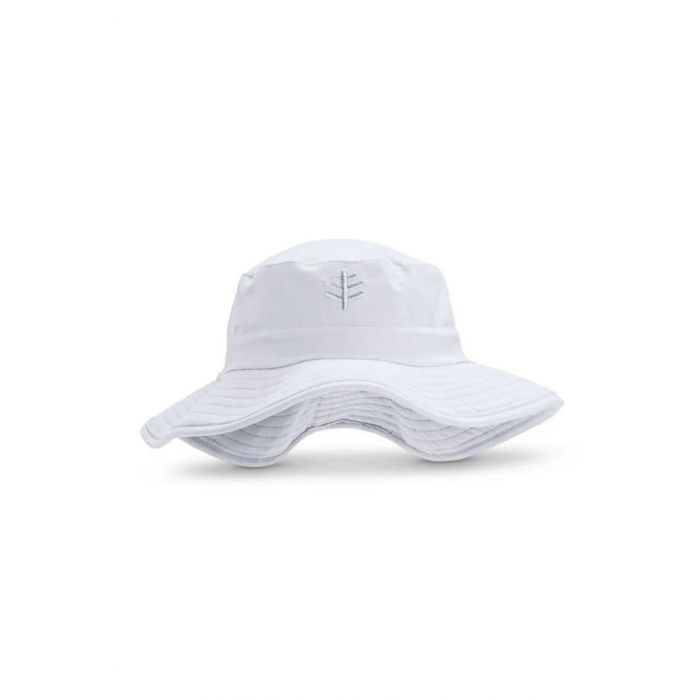 Coolibar - UV-Buckethut für Kinder - Surfs Up - Weiß