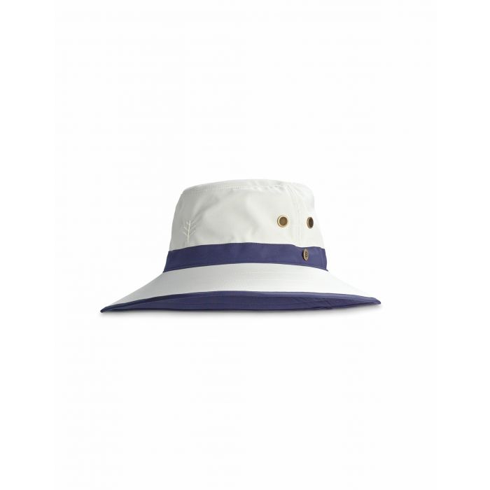 Coolibar - UV-Golfhut mit breiter Krempe für Erwachsene - Matchplay - Stein/Marineblau