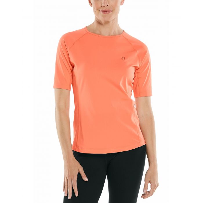 Coolibar - UV-Badeshirt für Damen - Hightide - Soft Coral