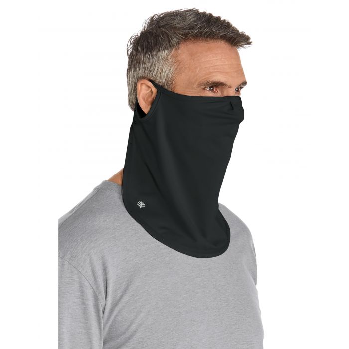 Coolibar - UV-schützende Gesichtsmaske für Erwachsene - Crestone - Schwarz