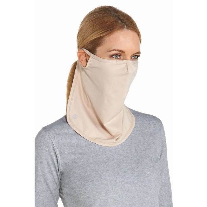 Coolibar - UV-Gesichtsmaske für Erwachsene - Crestone - Beige