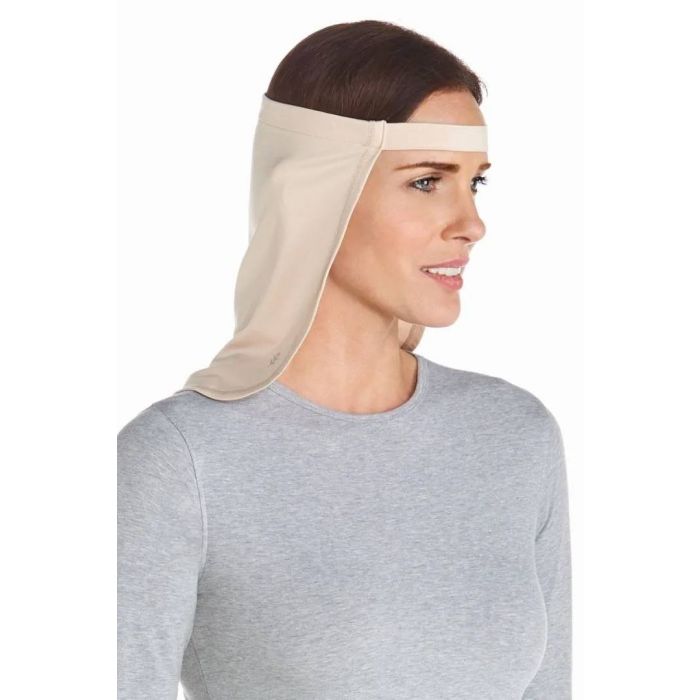 Coolibar - UV-Nackenschutz für Erwachsene - Windom - Beige