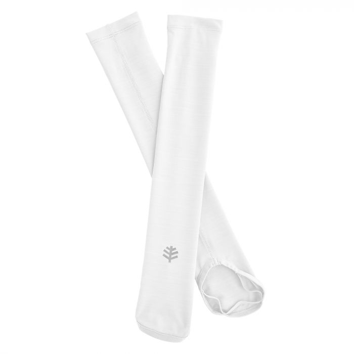 Coolibar - UV-schützende Performance Sleeves für Kinder - Backspin - Weiß